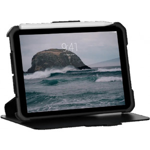 UAG Metropolis Apple iPad Mini (8.3") (6th Gen) Folio Case - Black, DROP+ Military Standard, Adjustable Stand, Pencil Holder